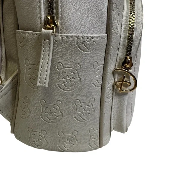 Primark Disney Winnie the Pooh Backpack Adjustable Straps Embossed Pooh NWT - Picture 10 of 15